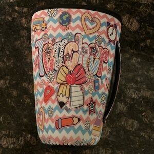 Colorful Teacher Themed Cup Holder